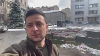 It snowed in Kyiv. 