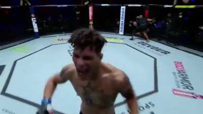 Fighting for a job with the UFC in front of the boss