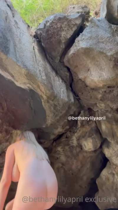 Beth Lily stripping outdoors in a hot paid video. If you want to see the full video and the rest of my personal collection, you can check out the Disco<wbr>rd/Te<wbr>legra<wbr>m groups (links in comments)