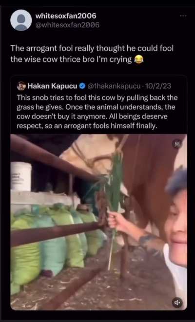 Man got humbled