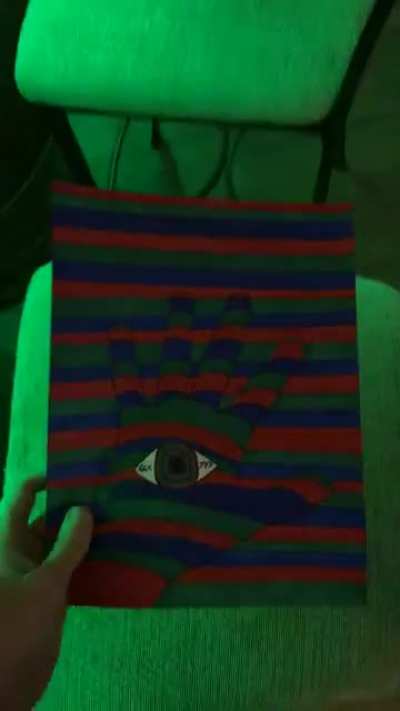 [Epilepsy] It’s not an illusion, it just looks like one - RGB art attempt