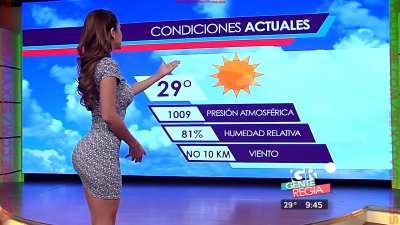 Yanet Garcia, when she turns to the side