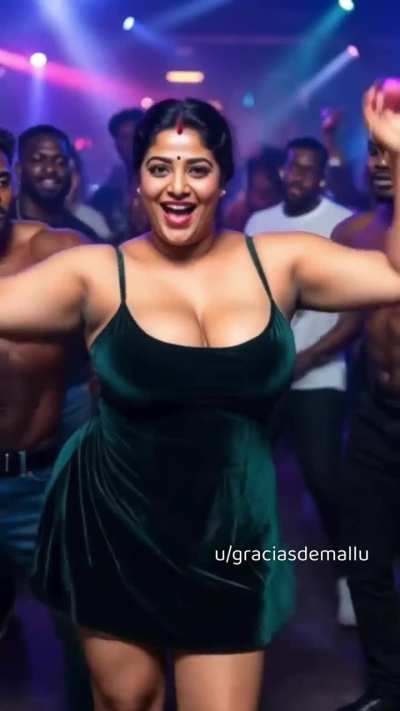 Desi aunty Visit the NRI Couple (Part-5) : Shopping and Night-Club.