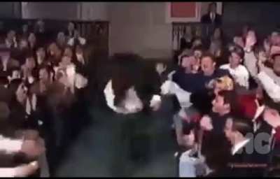 Chris Farley feeling the new years beat