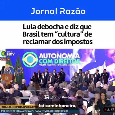 PARE DE RECLAMAR E PAGUE SEU IMPOSTO!