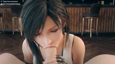 Tifa sucking dick (Shirakami) [Final Fantasy]