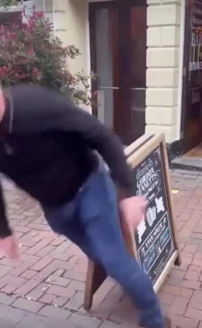A few beers in and you think you can do parkour