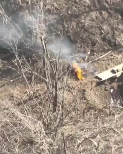 Compilation of drone dropped grenades (M67, RGN/RGO, thermobaric) against Russian troops on the Kreminna front. Sniper Company, 12th Special Purpose Brigade 