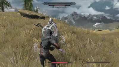 I can say with 100% certainty that I’ve never been this immersed in Skyrim before. It truly felt like a duel to the death