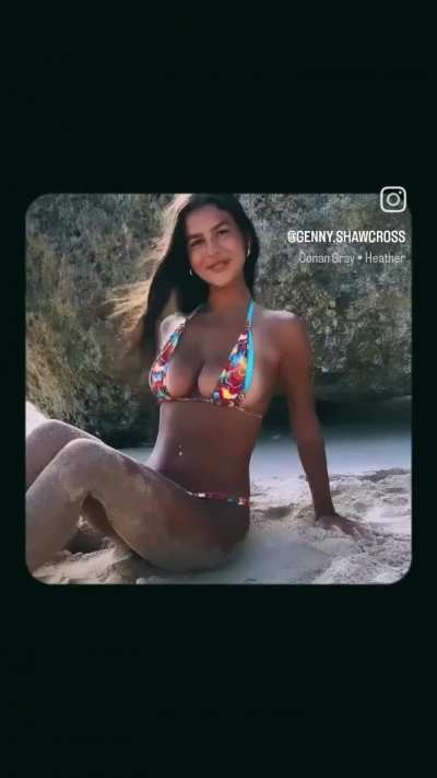 Colourful bikini 