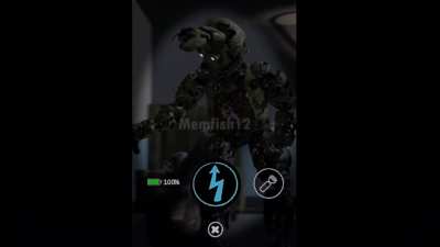 Springtrap gets attacked by a monkey