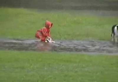 No playing in the rain!