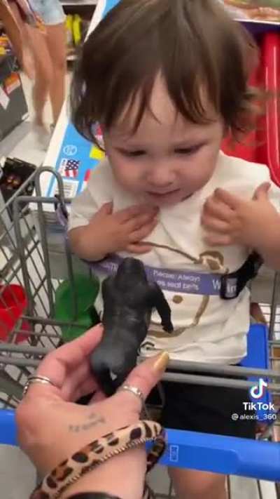 The baby thought he they were safe...