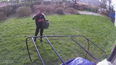 I have a security camera for my outdoor mobility scooter, it records some pretty funny moments sometimes.
