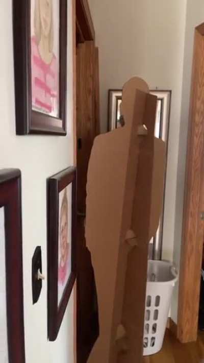 to scare her sister
