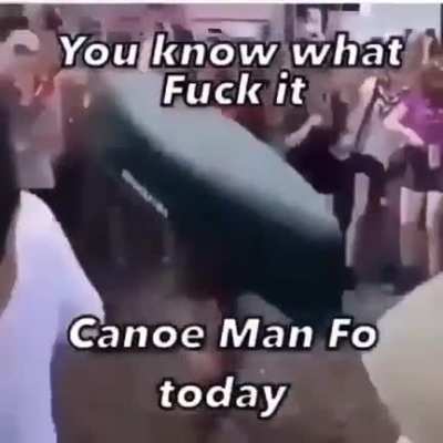 Canoe man