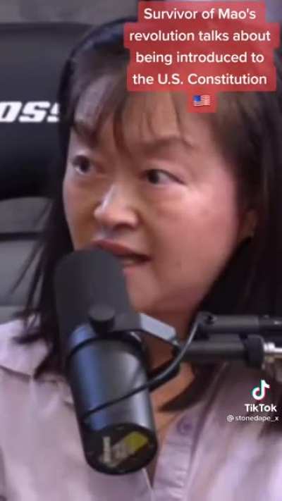 Survivor of Mao’s Revolution talks about being introduced to the US Constitution