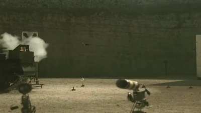 The Iron Fist Active Protection System, it shoots a miniature interceptor rocket that shoots down incoming Anti-tank missiles mid-air