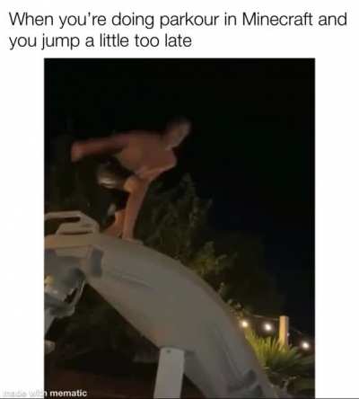 Doing parkour on a crappy keyboard be like