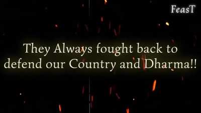 Know your History, Cherish it, Learn from it , Rise Up hindu's.