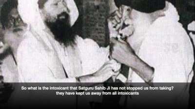 Why Sikh's shouldn't consume meat, intoxicants like drugs/alcohol & abstain from listen to 