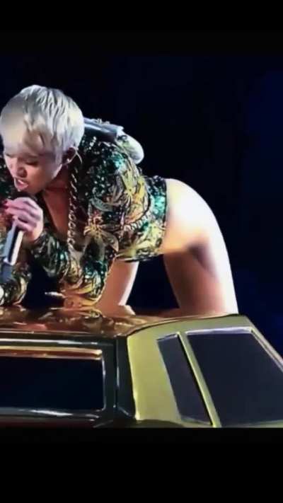 Miley’s stage antics are legendary.