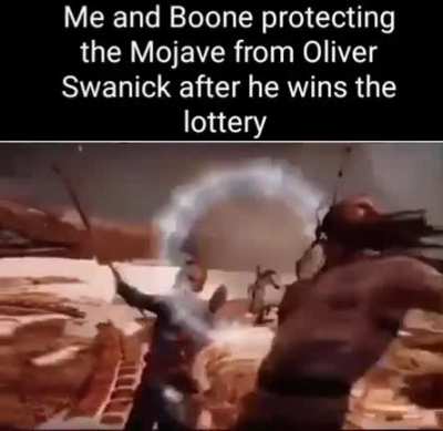 He may have won the lottery, but he lost the battle