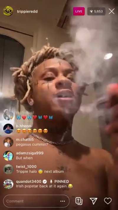 Trippie redd talking about how his life gonna be after buying some land in the woods