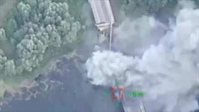 AFU destroys Glushkovsky Bridge with suspected JDAM