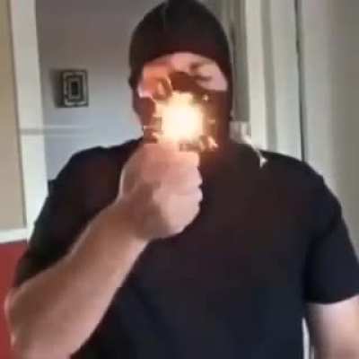 Setting off a couple of bangers up your nose