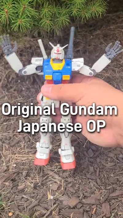 Original Gundam Japanese vs. Toonami OP
