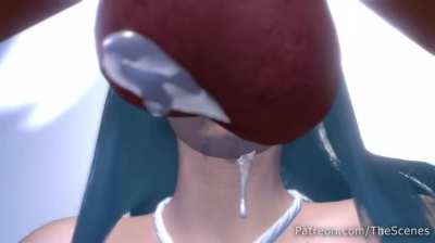 Deepthroat Throatpie Extreme Gagging Busty Pov Porn GIF by TheScenes