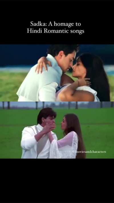 Found this on insta, its kinda cool how they paid homage to some of the classic bollywood romantic tracks.