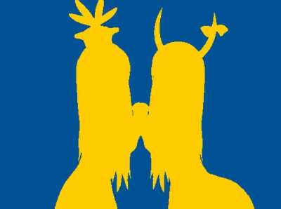 Flag of sweden but Jesus died of a bad apple