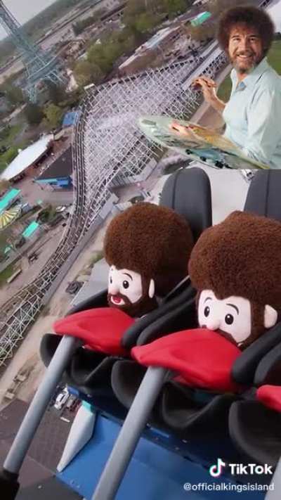 Bob Ross roller coaster