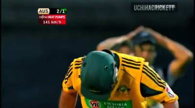 PS - This is 35 years old Shane bond playing second Last ODI match of his career
