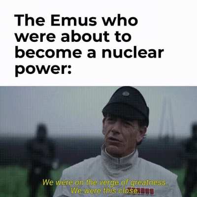 Missed opportunity for 2023 Emu War DLC tbh