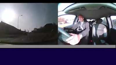Schizophrenic man that thinks he’s god steals and car and drives erratically resulting in the death of a man