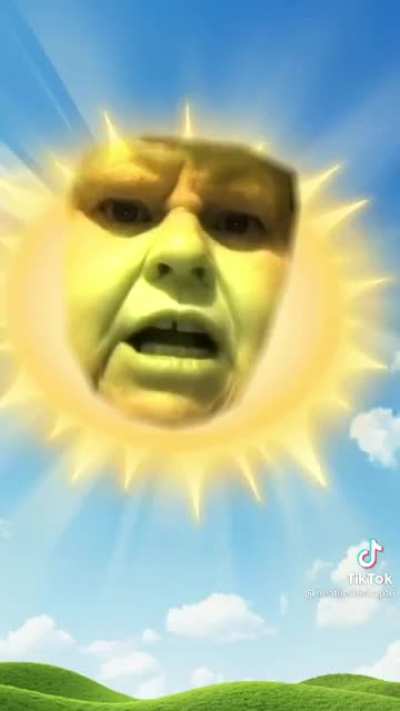 Tellytubby baby looks a bit different