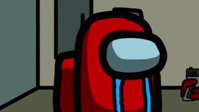 When you kill your friend in Among Us