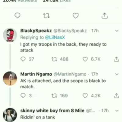 Old town road twitter remix
