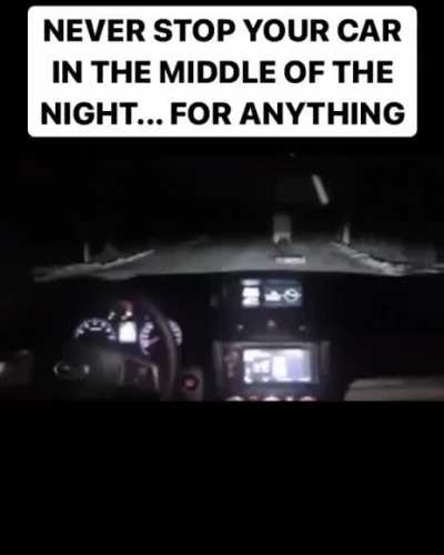 Straight from a horror movie