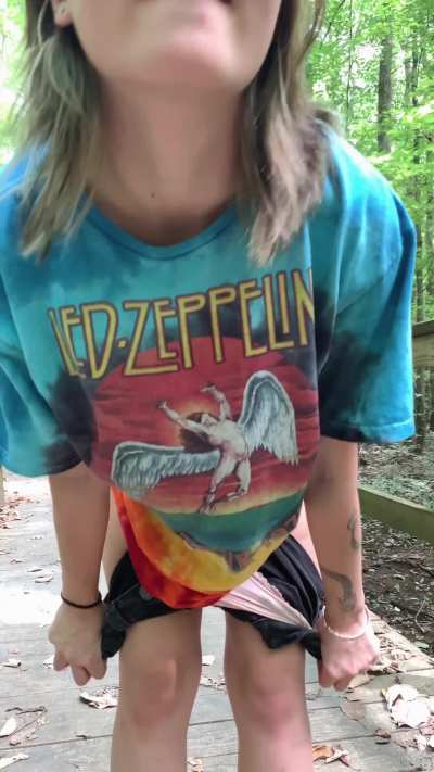 my hike got a little bit tooo much fun [gif]