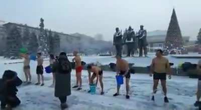 Новосибирск, -33 градуса