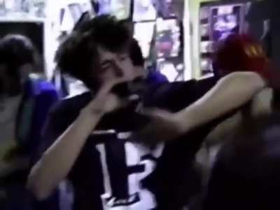 Rage Against The Machine playing a record shop, months before their debut album blew up, 1992