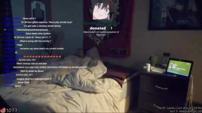 He should not have done a sleep stream