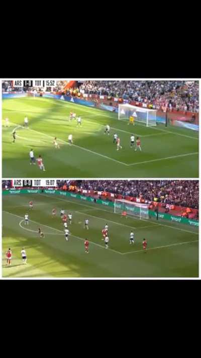 Thomas Partey in the NLD, last season vs this season