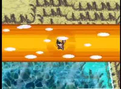 Meteor Falls with ORAS graphics on NDS