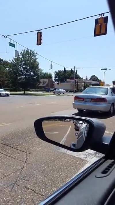 When the light turns green in the middle of an argument.