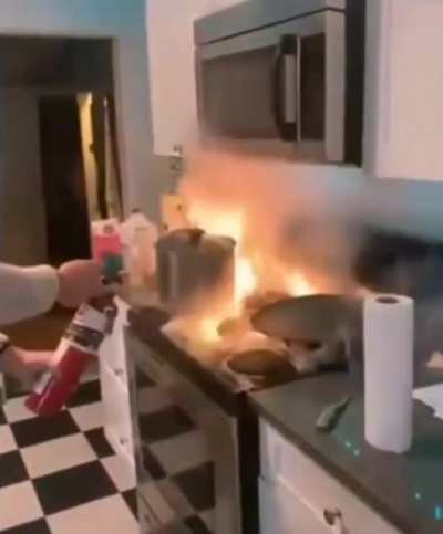 The fire be like : Call an ambulance, BUT NOT FOR ME